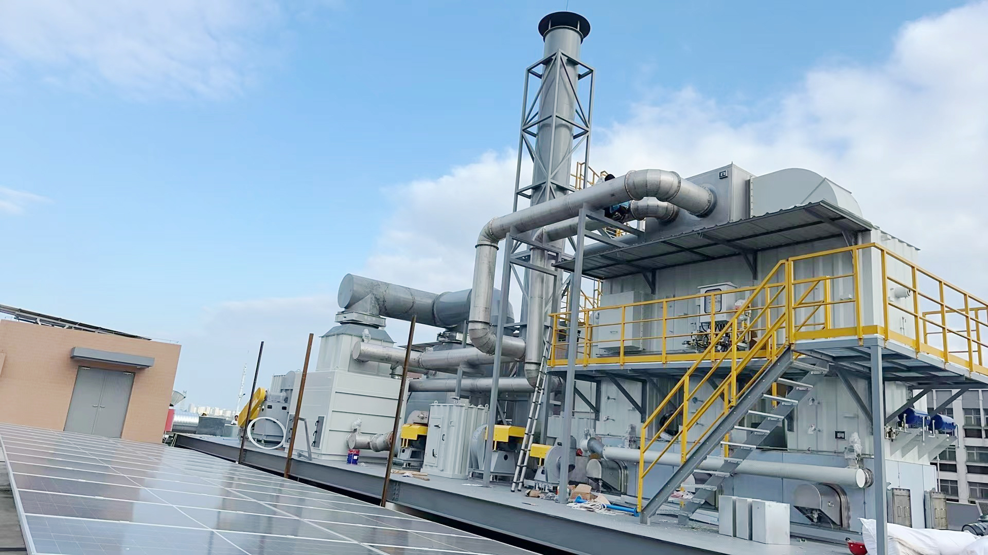 蕪湖某電子公司 活性炭吸脫附+催化燃燒CO 廢氣治理案例