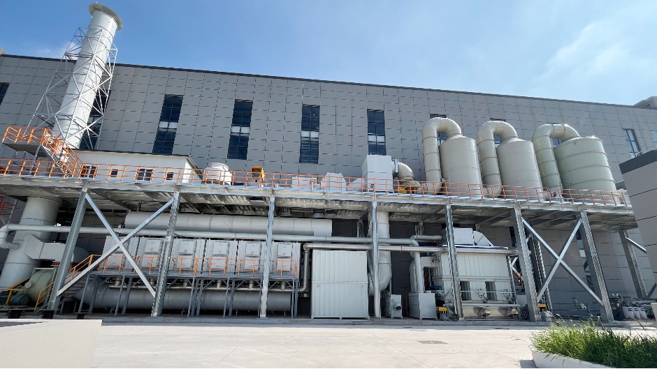 某光伏材料公司 廢氣治理案例